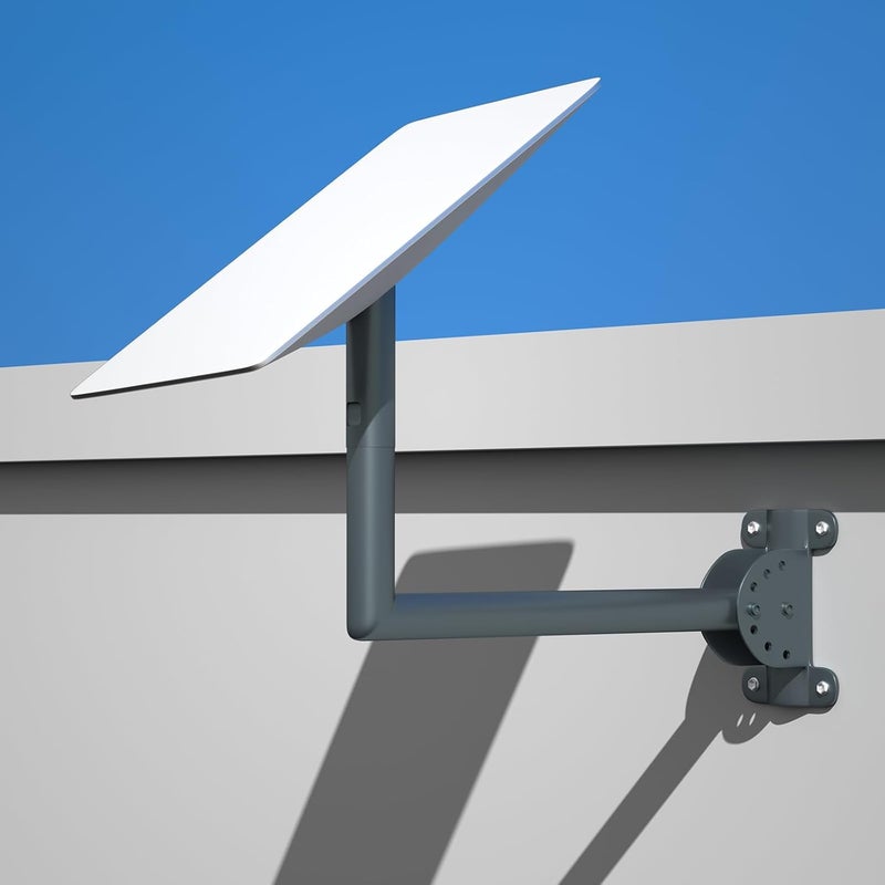Foboull Starlink Long Wall Mount 𝗳𝗼𝗿 𝗦𝘁𝗮𝗿𝗹𝗶𝗻𝗸 𝗦𝘁𝗮𝗻𝗱𝗮𝗿𝗱 𝗔𝗰𝘁𝘂𝗮𝘁𝗲𝗱, 17 Inch Starlink Actuated Mounting Kit, with Starlink Gen 2, Suitable for Wall Buildings - Image 1